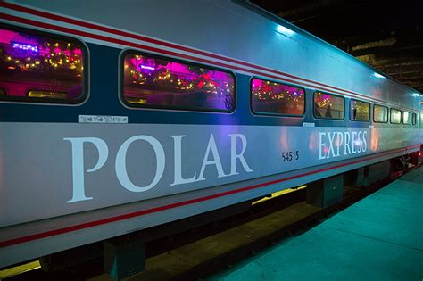 Polar express chicago illinois - Coach tickets for $45 per rider of any age. Children under 2 may ride without a ticket but must ride on an adult’s lap. Special coach tickets for $58 and up, per rider. Seated in a separate car, riders receive a hot chocolate mug on their trip. Deluxe tickets, sold for $320 for a party of four.
